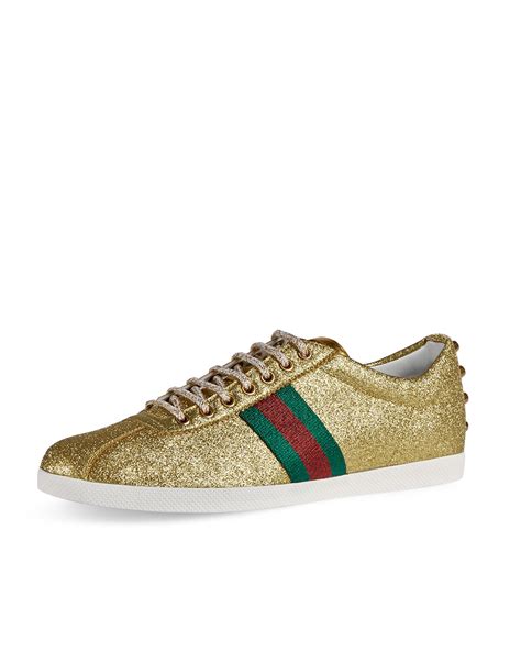 Gucci Bambi Web Sneakers 